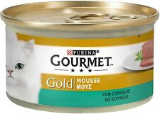 Bambous Pour Chats Nourriture Humide Chat Purina Gourmet Or Mousse De Lapin 85g