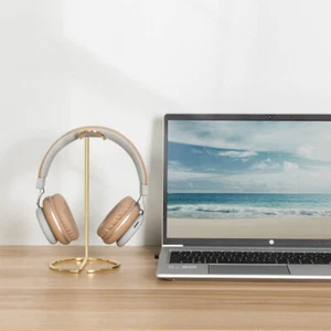 Metal Headphone Stand Holder Space Saving Gaming Headset Stand Rack - Photo 1/14