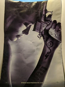 "Wanted" Movie Poster 27"x40" Double Sided Theater Poster Angelina Jolie 2008 - Picture 1 of 10