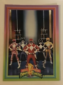 Mighty Morphin Power Rangers 1994 Trading Card #18 A Mighty Force - Picture 1 of 2