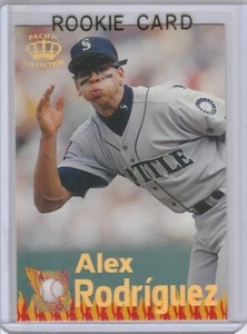 ALEX RODRIGUEZ ROOKIE CARD Latinos Destacados CROWN AROD RARE RC M's NY YANKEES! - Picture 1 of 2