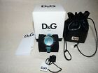 W pudełku w bardzo dobrym stanie Teal Dolce & Gabbana Damski kwarcowy zegarek analogowy Hoop-La DW0665 - D&G