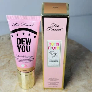 NIB SAND Too Faced Tutti Frutti Dew You Fresh Glow Foundation Rare 1.35 Fl. Oz - Picture 1 of 3