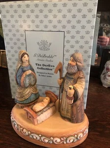 G. DeBrekht Holy Family Nativity Series 2003 Plays Music Very Rare Numbered - Picture 1 of 24