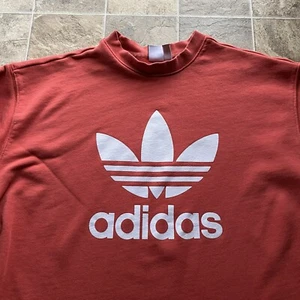 Adidas Originals Sweatshirt Women's XLarge Trefoil Graphic Pullover Crewneck - Picture 1 of 5