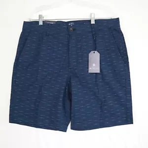 Ben Sherman Shorts Mens 33 Regular Fit Stretch Chino Golf Resort Casual Blue - Picture 1 of 9