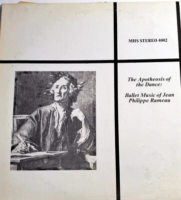 The Apotheosis of the Dance-Ballet Music of Jean Phillippe Rameau LP MHS NM! - Image 1 of 3