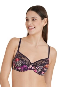 Conturelle Bügel-BH Floral Night 805836 in Feige - Bild 1 von 6