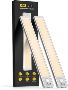 Under Cabinet Lights, 40 LED Rechargeable Battery Operated Motion Sensor Light - Picture 1 of 1