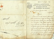 3393-PERIODO NAPOLEONICO, PREF., DA SPOLETO PER CITTA' A ZACCHEI CARLO, 1813