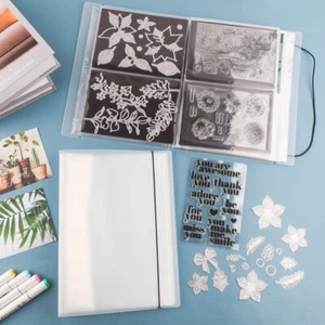 Large Sticker Photo Storage Album Cutting Dies Stamp Storage Organizer Folder - Picture 1 of 15