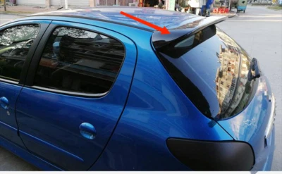 Rear Trunk Spoiler Wing For 2003-2009  Peugeot 206 Hatchback Unpainted 1pcs - Image 1 of 4