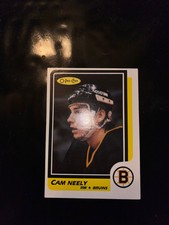 1986-87 OPC O PEE CHEE HOCKEY #250 CAM NEELY NM BOSTON BRUINS VANCOUVER CANUCKS