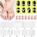 Stickers Nail Art Stencils Form Fringe Guides French Manicure Nail Stickers