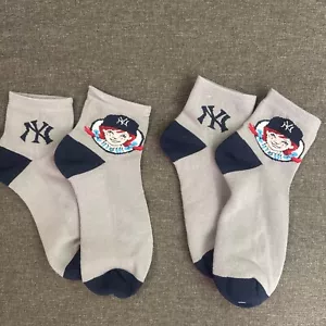 2 Pairs NY Yankees Stadium SGA WENDY’s Sock Night Giveaway 6/19/24 v Orioles - Picture 1 of 3