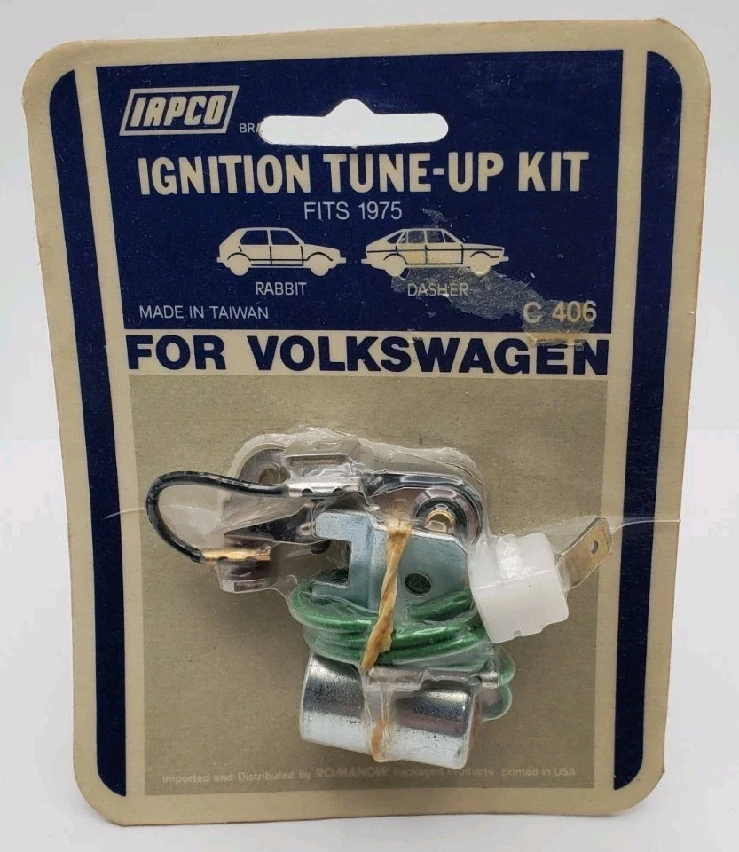 Kit de puesta a punto de encendido IAPCO C 406 Volkswagen Rabbit Dasher 1975 nuevo stock antiguo Foto 1 de 2