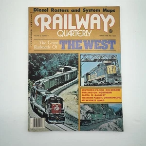 Ferrovia Quarterly Vol 2 n.1 Primavera 1978 Grandi Ferrovie dell'Ovest SP RG BN SF - Foto 1 di 2