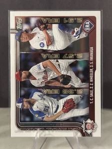 2025 Topps Serie 1 - Líderes de la Liga Chris Sale, Zack Wheeler, Shota Imanaga... - Imagen 1 de 2