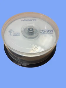 20 pk. CD de música en blanco discos compactos regrabables Memorex CD-RW 4x 700 MB 80 min - Imagen 1 de 3