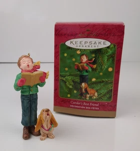 VTG 2000 Hallmark Keepsake Christmas Ornament Caroler's Best Friend - Picture 1 of 10