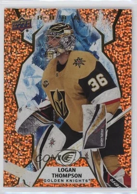 2021-22 Upper Deck Ice Rookie Orange Logan Thompson #131 Rookie RC - Image 1 of 2
