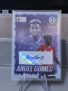 2023-24 Topps Merlin Heritage Angel Gomes Lille England Purple Auto #/99 - Picture 1 of 2