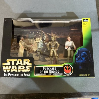 Kenner Star Wars POTF Escena de Cine Compra de los Droides 3.75" Conjunto de Figuras Nuevo Foto 1 de 2