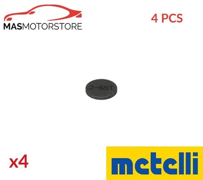 EINSTELLSCHEIBE VENTILSPIEL METELLI 03-0-25265 4PCS I NEU OE QUALITÄT - Image 1 of 4