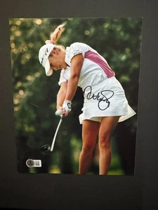 Natalie Gulbis Hot! autographed signed LPGA golf 8x10 photo Beckett BAS coa - Picture 1 of 1
