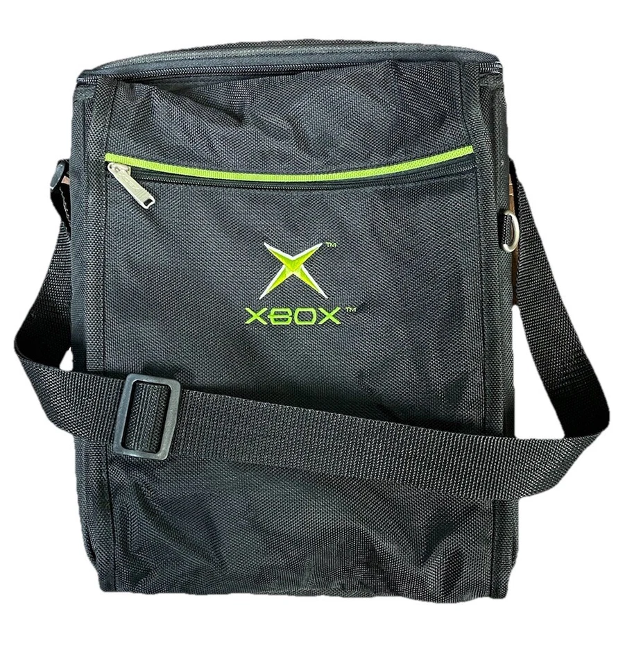 Original Xbox Consola Oficial Estuche de Almacenamiento Bolsa de Mensajero de Viaje Foto 1 de 4