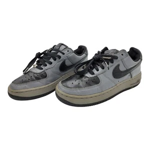 Vintage 2003 Grey Nike Air Force 1 Mens Sz 4Y Low Top Shoes Sneakers 306353 002 - Picture 1 of 9