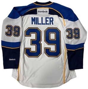 RYAN MILLER ST. LOUIS BLUES 2014 REEBOK PREMIER JERSEY SIZE LARGE - Picture 1 of 5