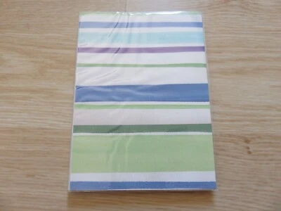 Álbum de fotos a rayas 4 x 6 pulgadas azul verde púrpura blanco contiene 24 fotos Foto 1 de 3