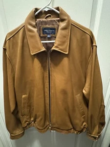 Daniel Cremiux Leather Bomber Jacket - Picture 1 of 4