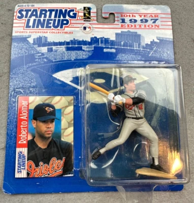 NOS! Starting Lineup 1997 MLB Baseball Roberto Alomar Baltimore Orioles Figure - Image 1 of 4