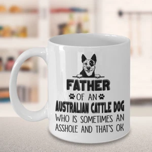 Perro de tacón azul, perro de ganado australiano, ACD, tacón, tazas, tazas, perro, regalos padre, mascotas - Imagen 1 de 9
