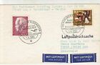 Germany 1965 Dusseldorf Boeing 727 Slogan Cancels Airmail Stamps Cover Ref 27976