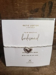 Katie Loxton Womens Silver Plate - BRIDESMAID - Bracelet - Picture 1 of 4