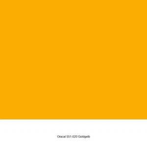 4,64 €/m² Oracal 551-020 Goldgelb Glänzend Polymere Plotterfolie 1,26 x 1 m - Bild 1 von 2