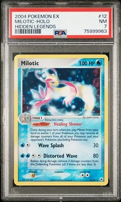 2004 Pokemon EX Hidden Legends Milotic holo 12/101 PSA 7 NM 75999963 - Image 1 of 2