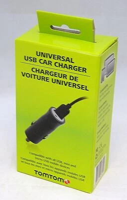 NUEVO OEM TomTom GO Mini + Cargador de Coche Micro-USB-2.0 + Cable ONE 140S XL 350M 340 330S Foto 1 de 4