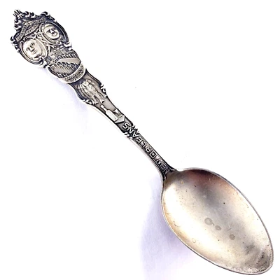 COLEMAN ADLER Sterling Silver 5 7/8" NEW ORLEANS LOUISIANA French Souvenir Spoon — 第 1/4 张图片
