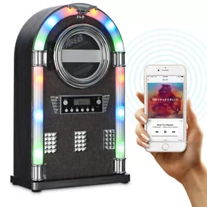 More details for new bluetooth jukebox tabletop cd player fm radio hifi stereo machine w remote