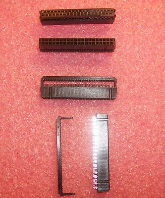 QTY (10) 40 POSITION IDC NOVO RIBBON CABLE RECEPTACLES 2.54mm 499997-9 AMP - Image 1 of 4