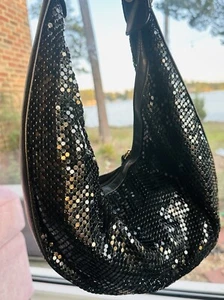 Kate Landry Evening Bag Purse black Sequins Shoulder Bag.. - Picture 1 of 7