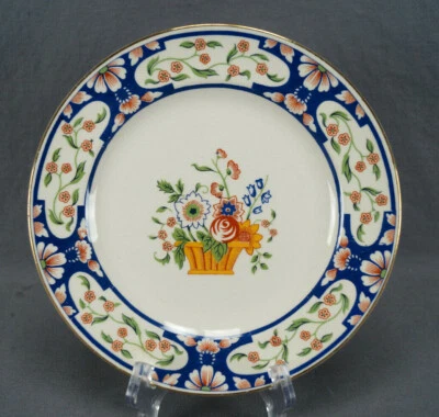 Set of 8 Johnson Brothers Pareek Denby 8 Inch Eartheware Plates Circa 1913+ - Image 1 of 4