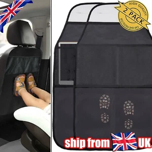 2x For Kid Kick Mat Clean Anti-Dirt Mud Protection Car Seat Back Protector Cover - Picture 1 of 6