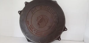 BHOUKA CAST IRON GRILL, CORAL GRANBY QUEBEC CANADA, NATIVE CHIEF HEAD LOGO - Picture 1 of 9