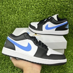 NIKE AIR JORDAN 1 NIEDRIGE UNIVERSITÄT BLAUE TRAININGS GRÖSSE UK 6,5 SCHWARZ DC0774-041 - Bild 1 von 5