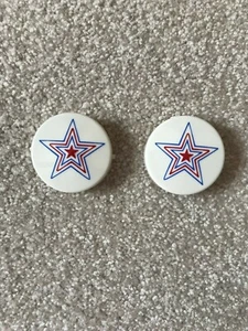 Jet Spin,Super Spin Gottlieb Pinball  Machine Pop Bumper Caps ( Brand New ) - Picture 1 of 2